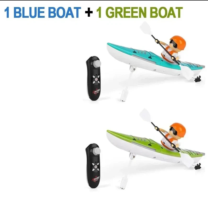 HC-810 RC Boat RTR 2.4G 15km/h Brushed Motor Paddle Remote Control Rowing LED Lights 360 Driving Dual Modes Waterproof Ship