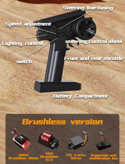 Load image into Gallery viewer, PRO 85KM/H High Speed RC Car Brushless 4WD Off-Road Drift Remote Control Car 1:16 Professional Racing Cars SCY9522 50KM/H
