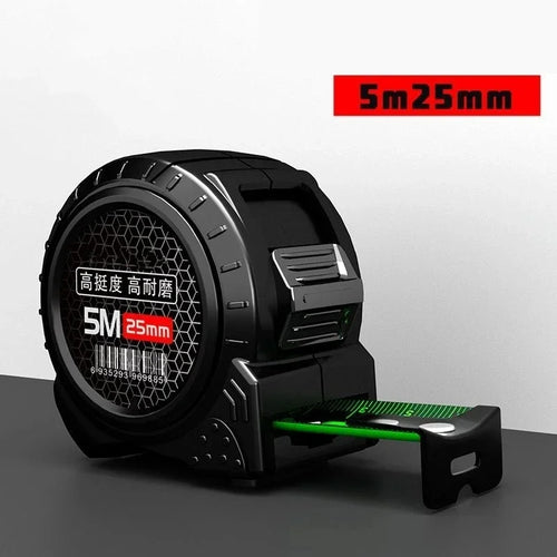 Load image into Gallery viewer, 3/5/10M Metric Measuring Tape Self Locking Fluorescent Steel Tape Measure High Precision Wear-resistant Ruler Measuring Tools
