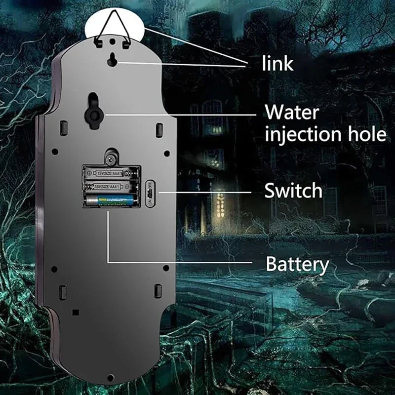 Halloween Funny Doorbell Induction Spray Doorbell Sound Induction Venue Layout Haunted House Halloween Terror