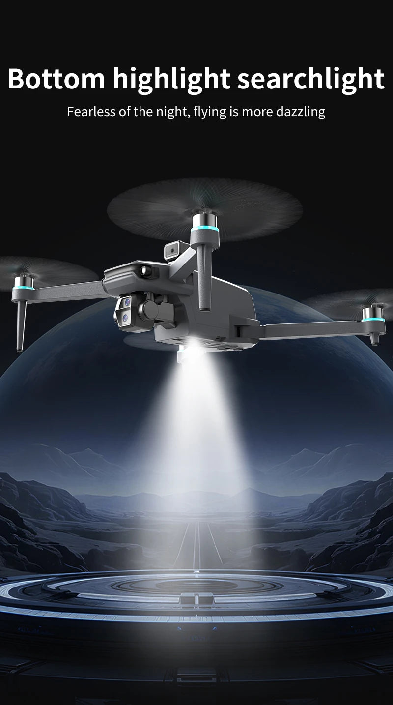 SG603 Pro Drone GPS 8K HD Camera Aerial EIS Anti-Shaking 5G WIFI Folding Drones Brushless Obstacle Avoidance Touchscreen RC UAV