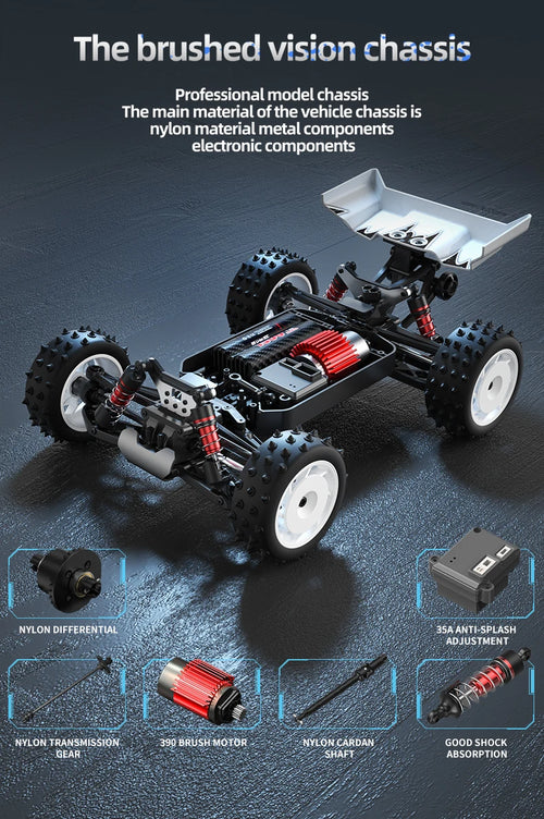 Load image into Gallery viewer, S911PRO 1:16 4WD RC Car 70KM/H or 50KM/H Remote Control Cars High Speed Drift Brushless Monster Truck For Kids VS Wltoys 144001
