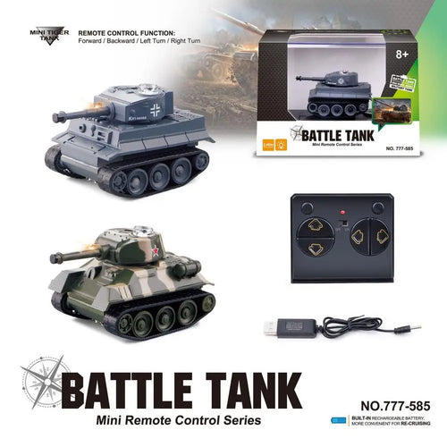 Load image into Gallery viewer, Tank,2025 new Mini Remote Control Tank Charging Model Simulation Wireless Control Children&#39;s Remote Control Car Military Toy Boy Gift
