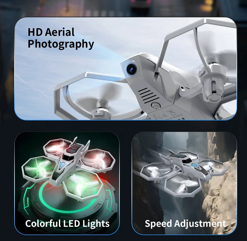 JHD For JJRC H118 Pro Drone with Multi-speed Adjustment Gorgeous LED Lights Multi-colored Lights Surrounding Flight Intelligent