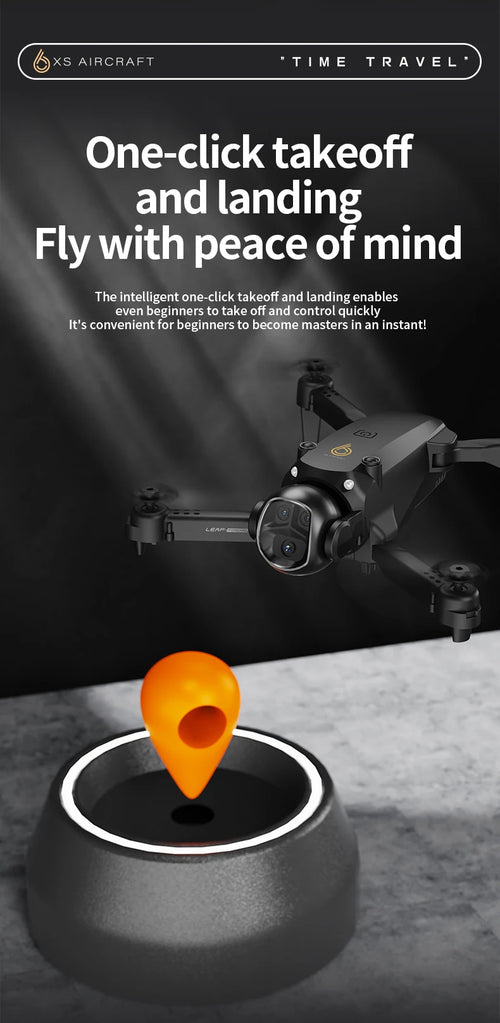 Load image into Gallery viewer, XS6 RC Mini Drone 8K HD Dual Camera 360° Obstacle Avoidance Optical Flow Indoor Outdoor Quadcopter Toys For Kids Birthday Gift
