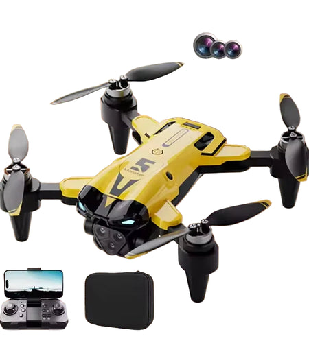 M5 Drone Professional 8K Wide-Angle HD Triple Camera WiFi FPV Height Hold RC Drone Aircraft Quadrotor Adult Children's Toys Gift