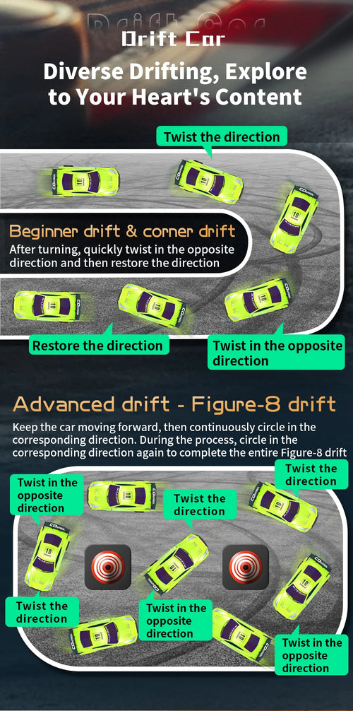 Load image into Gallery viewer, 2026 New Q228 1:24 Drift Rc Car Four-wheel Remote-Controlled Racing Car Full Proportions Desk Competition Toy Boys Ideal Gifts

