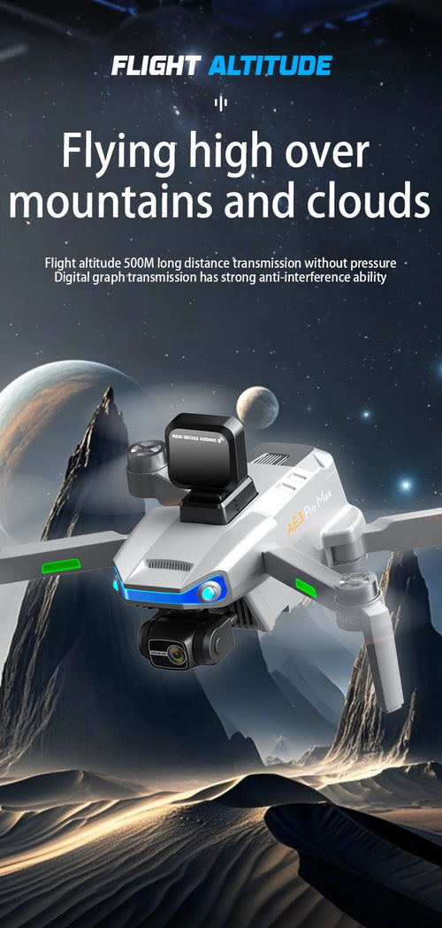 Load image into Gallery viewer, 2025 New AE3 PRO Max+ GPS Drone 8K Dual Camera With Screen 5G Wifi FPV 3-Axis Gimbal Obstacle Avoidance Quadcopter RC Dron Toy
