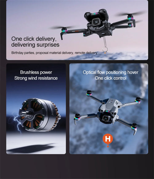 Load image into Gallery viewer, 2026 K900 MAX GPS 8K Drone Fishing Air Drop Automatic Turnaround 5G Screen Obstacle Avoidance Drone Professional Camera
