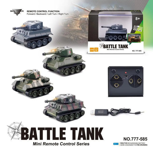 Load image into Gallery viewer, Tank,2025 new Mini Remote Control Tank Charging Model Simulation Wireless Control Children&#39;s Remote Control Car Military Toy Boy Gift
