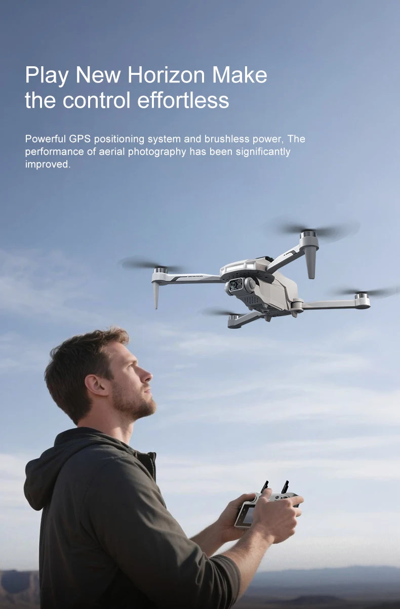 Professional Aerial GPS Return Large Screen FPV RC Drone 8K Auto Spray Optical Flow Obstacle Avoidance Remote Control Quadcopter