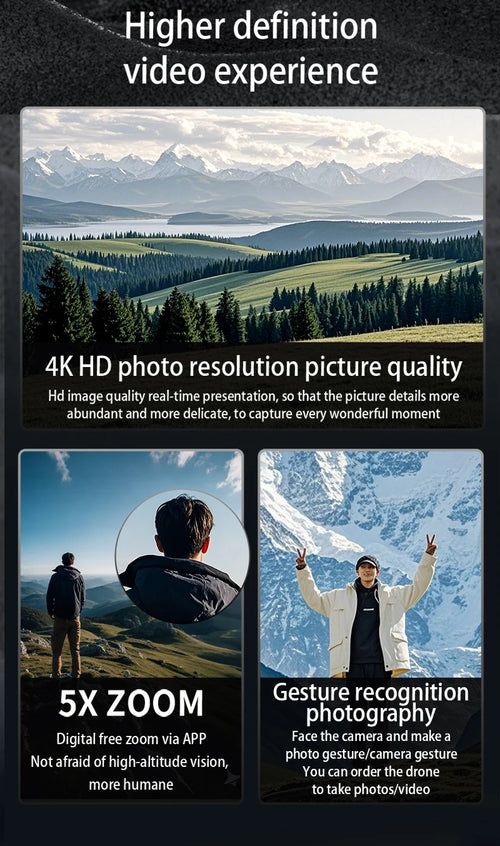 Load image into Gallery viewer, 2025 New AE3 PRO Max+ GPS Drone 8K Dual Camera With Screen 5G Wifi FPV 3-Axis Gimbal Obstacle Avoidance Quadcopter RC Dron Toy
