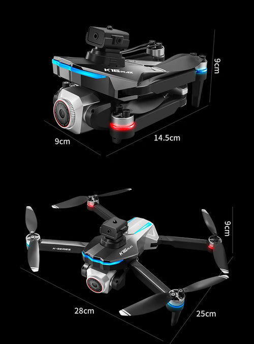 Load image into Gallery viewer, K16 Uav Aerial Photography 8K High-Definition Camera Screen Controlled Version Foldable Four-Axis Remote Control Aircraft Toys
