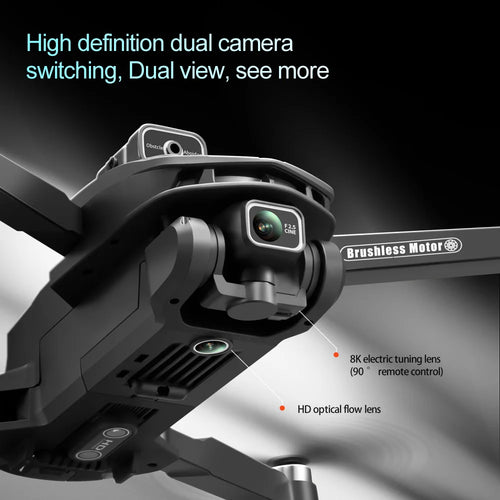 Load image into Gallery viewer, 2025 New V168 Max Drone 8K Professional 5G GPS HD Dual Camera Photography 5KM Brushless Foldable Large Screen RC Quadcopter Toys
