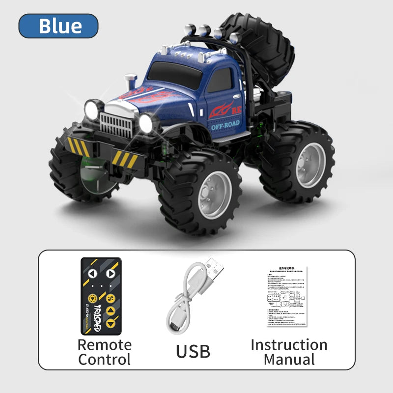 RC, New 1:64 Rc Car Mini 2.4Ghz City Road Handle High Speed Alloy All Terrain Remote Control Car Dual Control Children's Toys Gifts