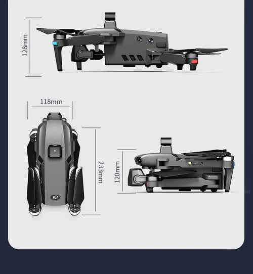 Load image into Gallery viewer, S880 Flagship Drone 8K Dual Cameras 3-Axis Gimbal 5G FPV GPS Return TouchScreen RC Obstacle Avoidance Optical Flow Hovering Dron
