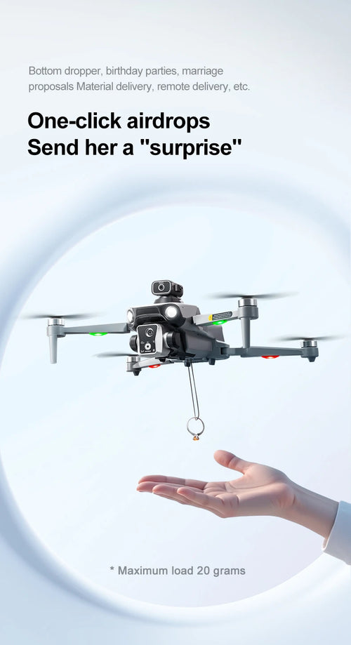 Load image into Gallery viewer, 2025 New K19Max RC Drone 8K HD Camera 5G GPS Optical Flow With 360°Laser Obstacle Avoidance RC Helicopter For Boy Adult Toy Gifs
