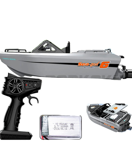 Toy Boat 1/12 Remote Control Go Kart 2.4G High-Speed Vortex Spray Brushless Water Electric Cool Boy Ship Model