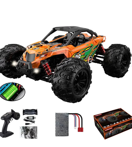 1:16 4WD RC Car 60KM/H Or 36KM/H With LED 2.4G Remote Control Cars High Speed Drift Monster 4x4 Truck For Kids VS Wltoys 144001