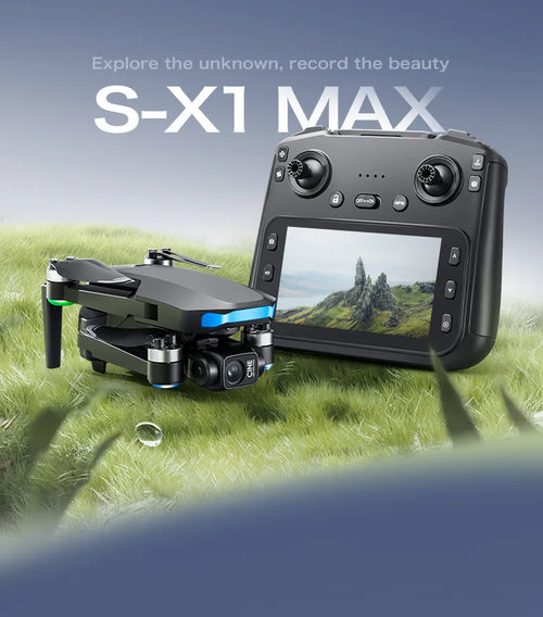 Load image into Gallery viewer, New S-X1 Quadcopter Drone: 4K Camera, 3-Axis Gimbal w/EIS, 5G GPS | Pro Aerial Photo Gift with Foldable Design
