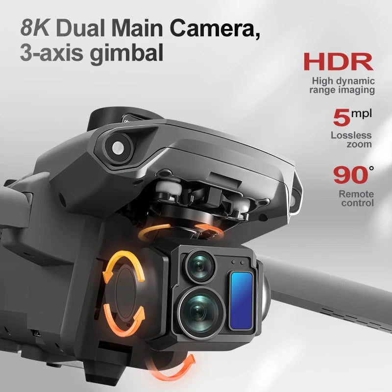 ZLL A25 PRO GPS Drone 8K Camera 3-Axis Gimbal WIFI Obstacle Avoidance Touch Screen FPV Brushless EIS Electronic RC Quadcopter ﻿