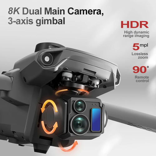 Load image into Gallery viewer, ZLL A25 PRO GPS Drone 8K Camera 3-Axis Gimbal WIFI Obstacle Avoidance Touch Screen FPV Brushless EIS Electronic RC Quadcopter ﻿
