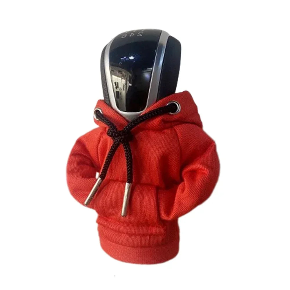 Hoodie Car Gear Shift Cover Fashion Gearshift Hoodie Car Gear Shift Knob Cover Manual Handle Gear Sweatshirt Change Lever Cover