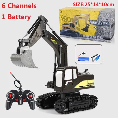 Load image into Gallery viewer, Remote Control Excavator Bulldozer Dump Truck Rc Car Toys Electric Engineering 2.4g High-Tech Vehicle Model Toys For Kids Gifts

