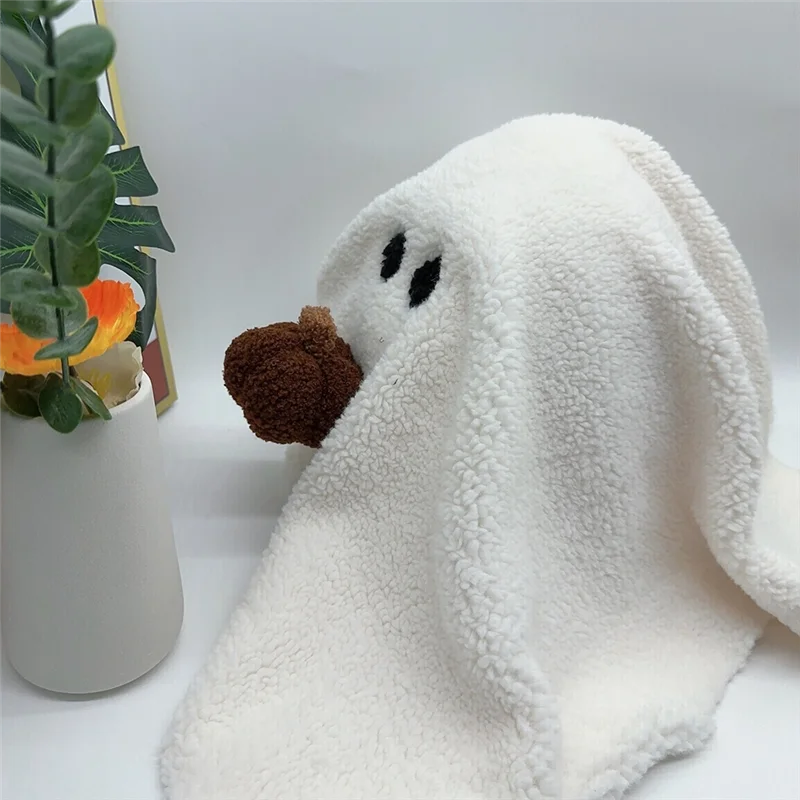 Ghost with Pumpkin Pillow, Halloween Ghost with Pumpkin Pillow, Soft Stuffed Halloween Ghost Plush