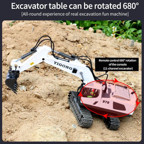 Load image into Gallery viewer, Remote Control Excavator Bulldozer Dump Truck Rc Car Toys Electric Engineering 2.4g High-Tech Vehicle Model Toys For Kids Gifts
