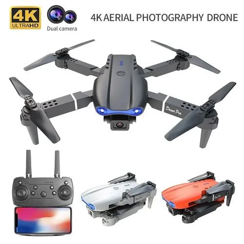 Load image into Gallery viewer, 2024 E99Pro RC Drone 4K Professinal With 1080P Wide Angle HD Camera Foldable Helicopter WIFI FPV Height Hold Gift Toy
