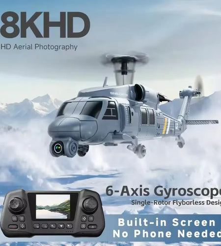 Helicopter 4DRC L2 RC 8K Aerial Camera Built in Screen Remote Control 6Axis Gyro