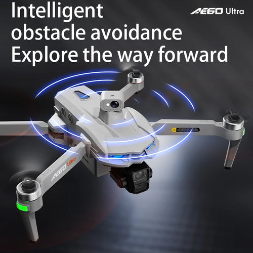 Load image into Gallery viewer, AE60 Ultra Professional Drone With 8K Camera GPS 3-Axis Gimbal Obstacle Avoidance Touch Screen FPV Brushless RC Drones Boy Toys
