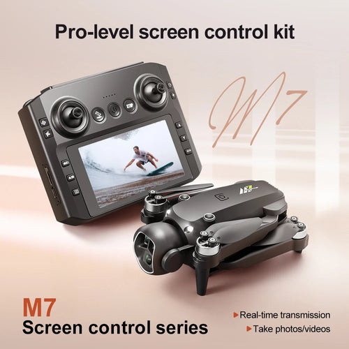 Load image into Gallery viewer, 2025 NEW M7 Drone with Large Screen 5G  HD EIS Camera Brushless RC Quadcopter Drone Aerial Photography Gifts
