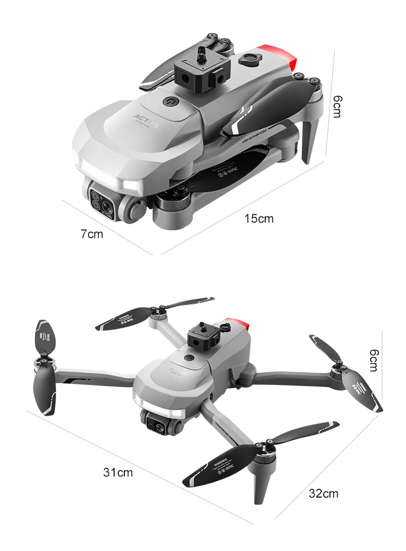 Professional Aerial GPS Return Large Screen FPV RC Drone 8K Auto Spray Optical Flow Obstacle Avoidance Remote Control Quadcopter