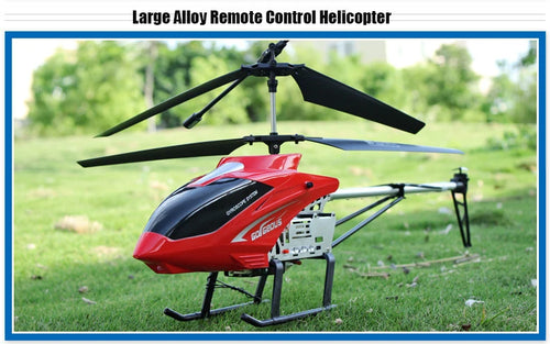 Load image into Gallery viewer, Rc Helicopter With Remote Control Extra Durable Big Plane Toy For Kids Drone Model Outdoor 3.5CH 80cm Aircraft Large Helicoptero
