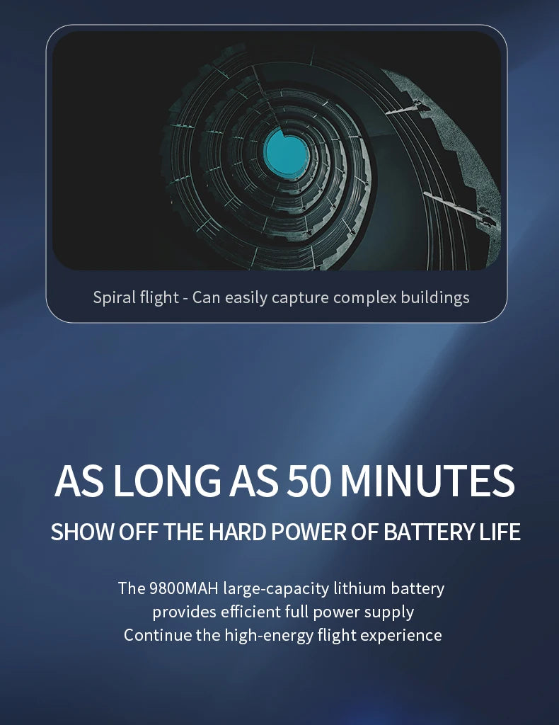 S880 Flagship Drone 8K Dual Cameras 3-Axis Gimbal 5G FPV GPS Return TouchScreen RC Obstacle Avoidance Optical Flow Hovering Dron