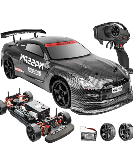 1:10 70km/h High-speed Drift Remote Control Car 2.4G 4WD Rc Off-road Vehicle Dual-speed Rc Car Children's Christmas Gift