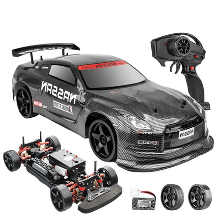 1:10 70km/h High-speed Drift Remote Control Car 2.4G 4WD Rc Off-road Vehicle Dual-speed Rc Car Children's Christmas Gift