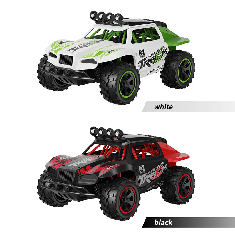 2026 New C35 1/18 4WD RC Car 30KM/H Offroad Monster Truck LED Headlights 2.4G Remote Control Car Outdoor Hobby Toy Gift For Kids