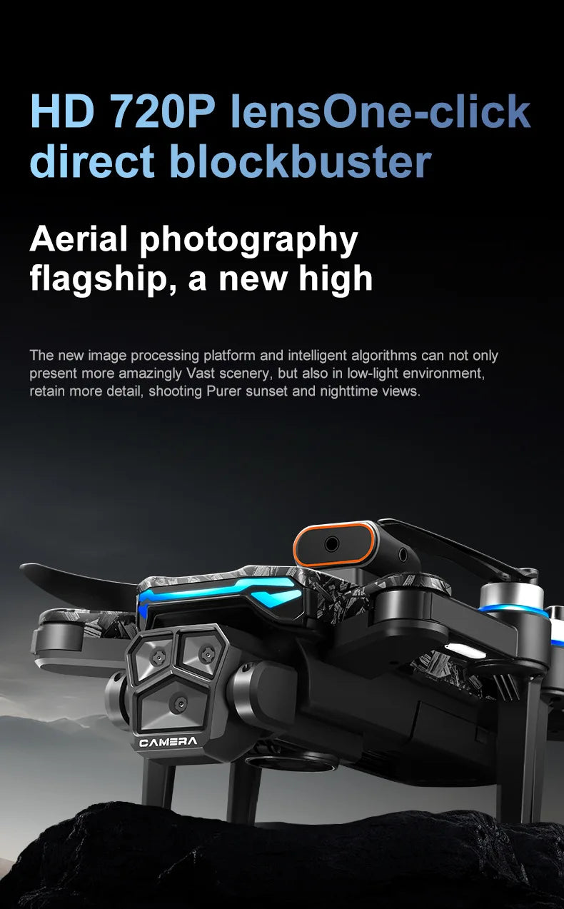New D13 Drone 4K with Screen Remote Control Professional Brushless Motor Laser Obstacle Avoidance Foldable Quadcopter RC Toy