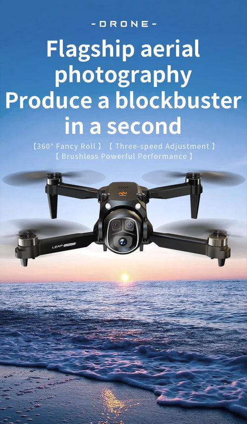 Load image into Gallery viewer, H21 Drone VR Aerial Photography Aircraft Version Monitor Dron Brushless Motor ESC Camera Optical Flow Fixed Height Headless Mode
