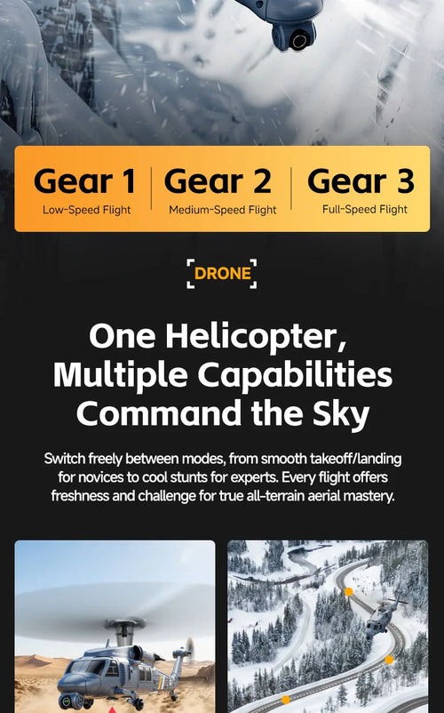 Load image into Gallery viewer, 4drc L2 Rc Helicopter 8k Aerial Camera Builtin Screen Remote Control 6axis Gyro Single Blade Black Hawk Apache Military For Boys
