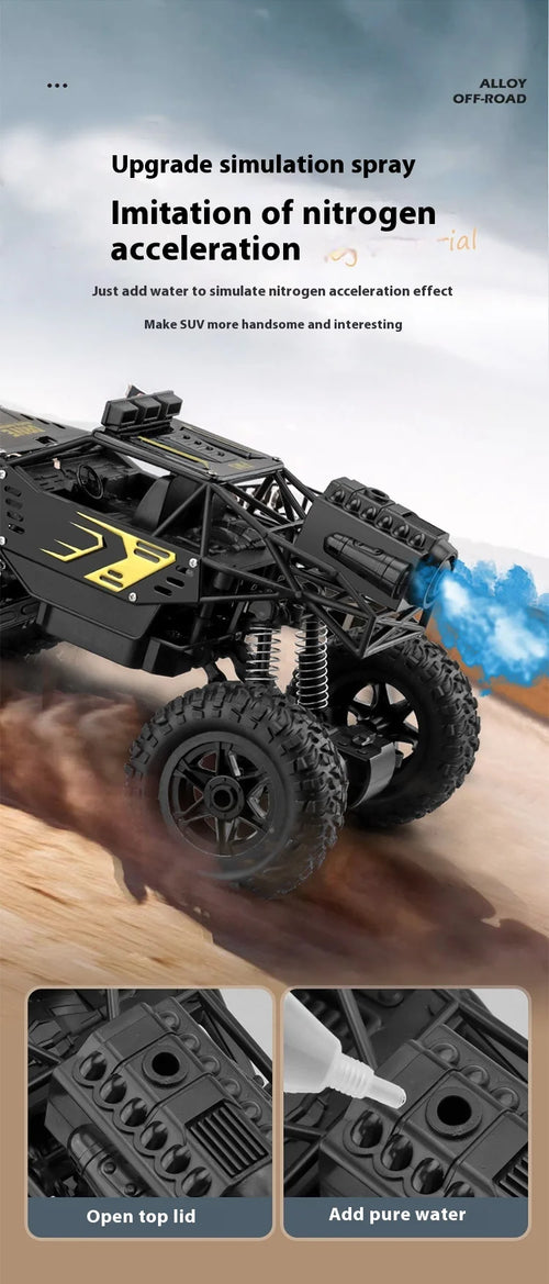 Load image into Gallery viewer, Trendy And Cool Oversized Remote Four-Wheel Drive Climbing Big Foot Car, Six Wheel Drive Racing Car, Boys&#39; Charging Toy Car
