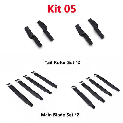 Load image into Gallery viewer, RC ERA Original Spare Parts for C186 Pro BO105 Scaled RC Helicopter Body Shell Propeller Tail Fin Motor Gear Roter Head
