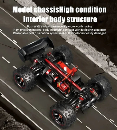 1:14 85KM/H or 50KM/H 4WD RC Car with LED Remote Control Cars High Speed Drift Monster 4x4 Truck for Kids Vs Wltoys 144001 Toys