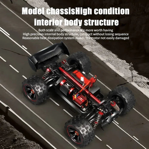 Load image into Gallery viewer, 1:14 85KM/H or 50KM/H 4WD RC Car with LED Remote Control Cars High Speed Drift Monster 4x4 Truck for Kids Vs Wltoys 144001 Toys
