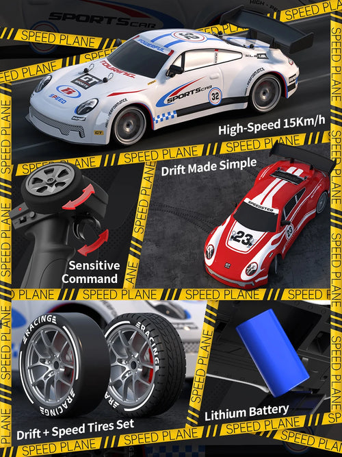 Load image into Gallery viewer, RC High Speed Racing 1/16 4WD Remote Control Drift Car Professional 2.4G Redio Controlled Cars Vehicle Model Kid Christmas Gifts
