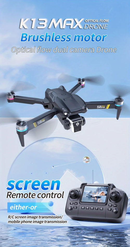 Load image into Gallery viewer, K13 MAX Aerial Drone, Featuring Powerful Drive From Brushless Motor and High-definition Dual Cameras - A New Year Gift

