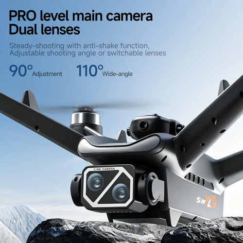 Load image into Gallery viewer, NEW YL09 Drone With Screen Remote Control 8K HD Dual Camera Brushless Motor Obstacle Avoidance Foldable FPV Quadcopter RC Drones

